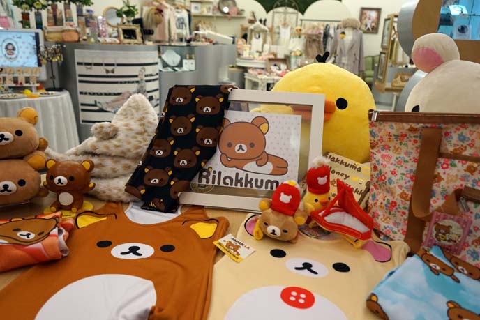 rilakkuma toys, cute japanese mall