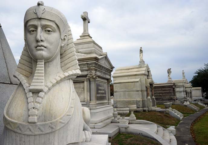 sphinx face, statue carving