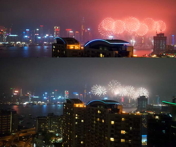 hong kong chinese new year fireworks