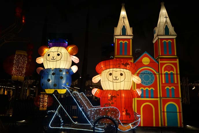 tsim sha tsui harbor lanterns display