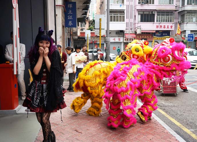 hong kong lion dance