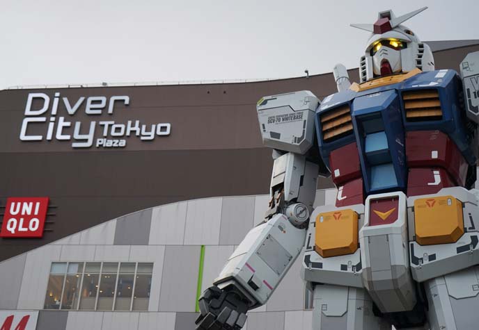 diver city odaiba, gundam front