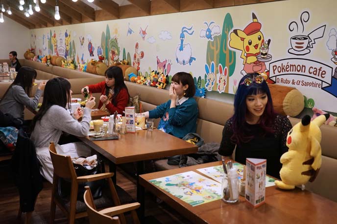 pokemon pikachu theme cafe, tokyo japan