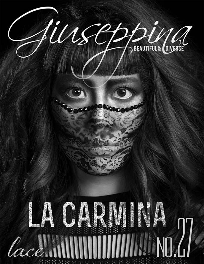 giuseppina magazine cover, la carmina