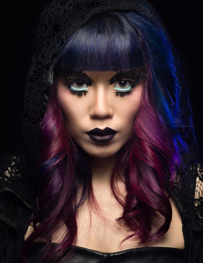 goth fashion beauty editorial