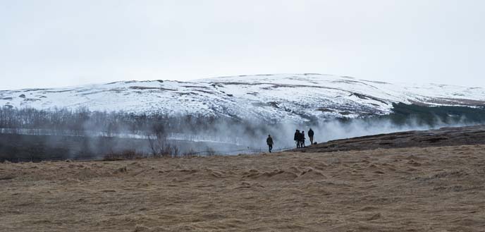 iceland geysir, hot springs