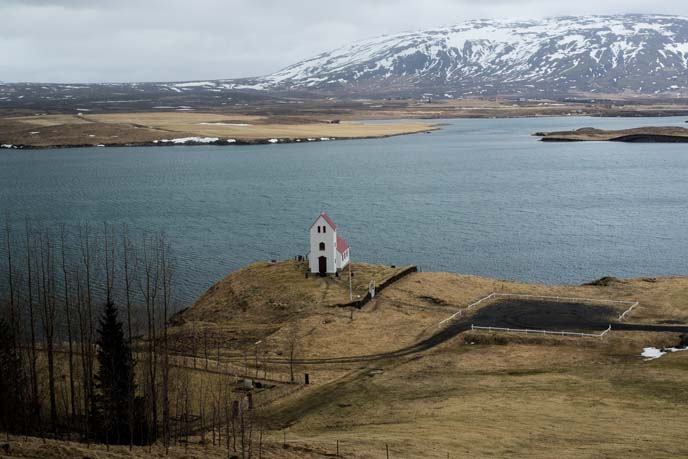 iceland vacation house, landscape