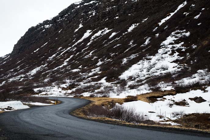 winding roads iceland drive