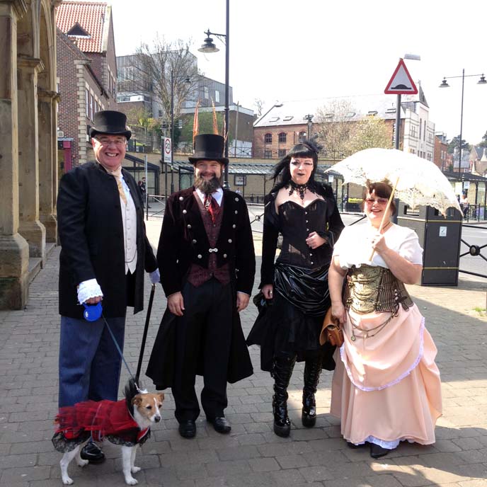 goth dog costume, victorian goths