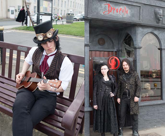 dracula clothing, steampunk top hat