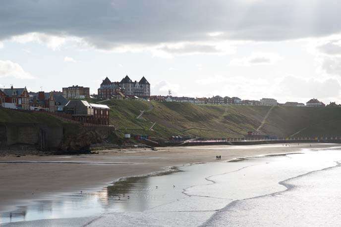 whitby england water shore