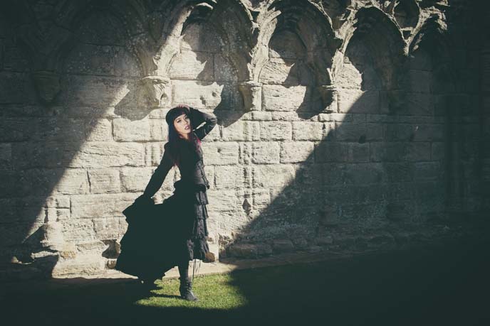 vampire photoshoot, england