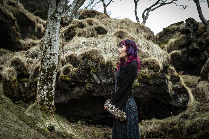 goth model iceland clothing