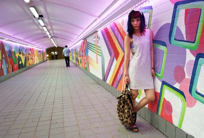 singapore street art, tunnel mural