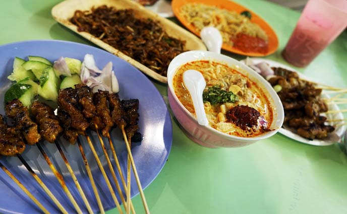 old airport road hawker stands, stalls