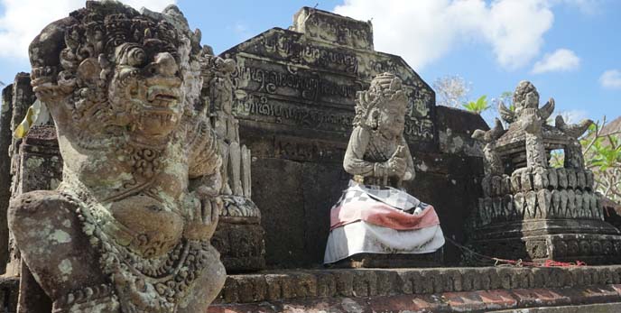 ubud buddhist temple, art