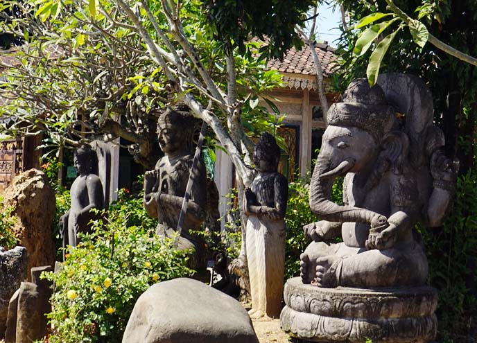 buddhist statues temples bali