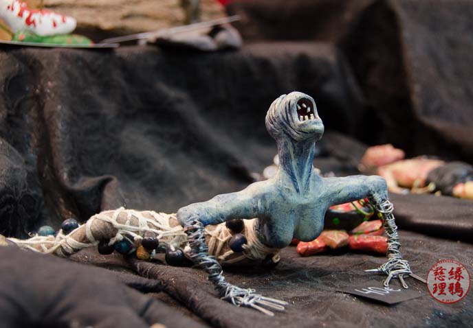 horror figurines, monsters