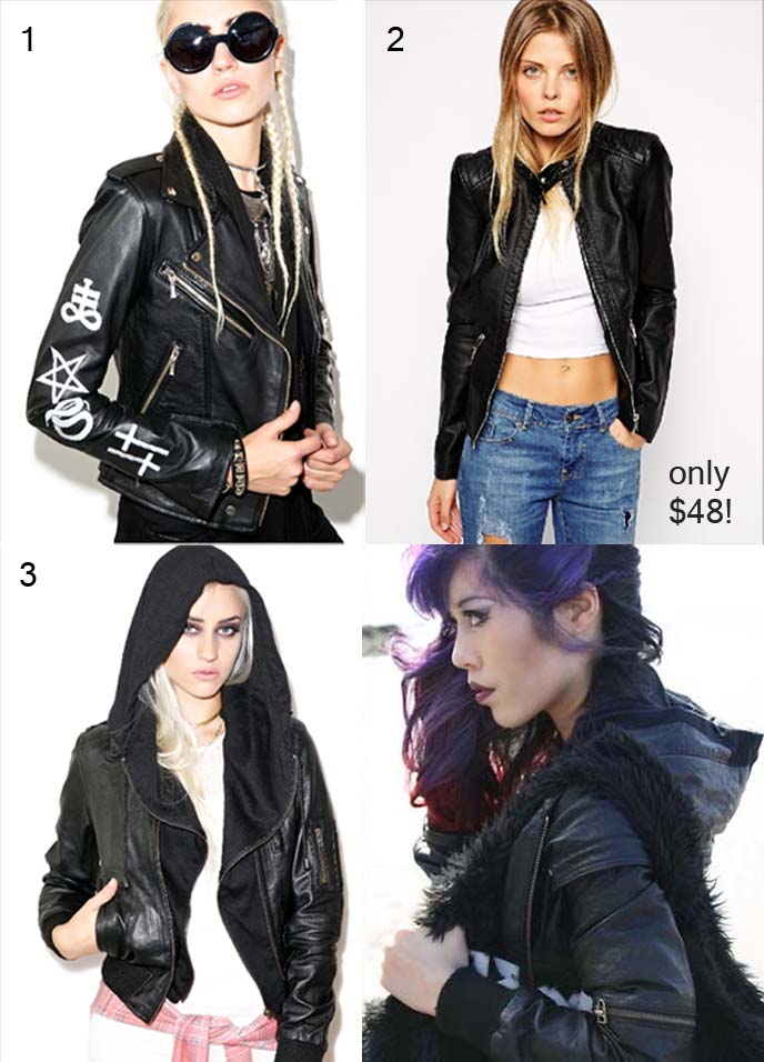 leather goth jackets