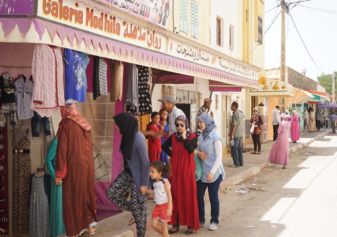 women shopping in morocco