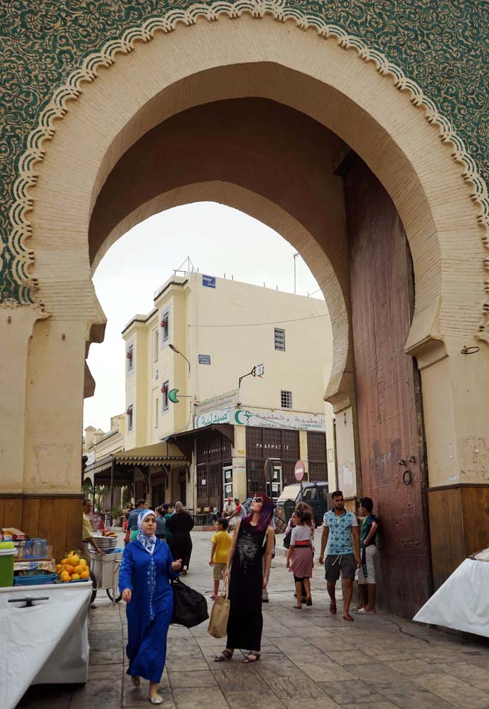 fez medina blue gate, Bab Boujloud