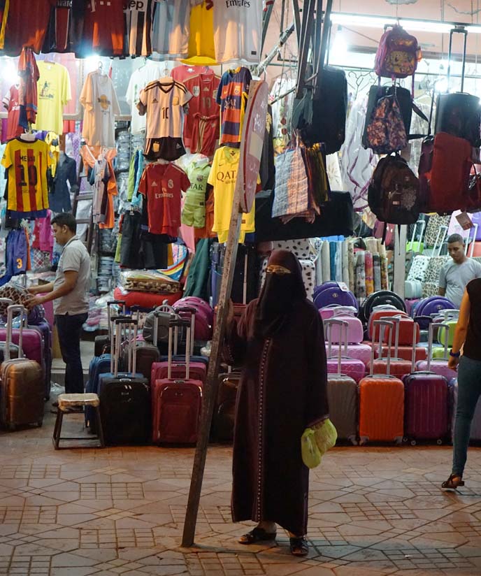 woman in burka, morocco