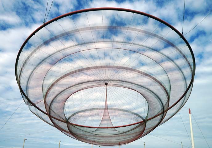 wire sculpture porto janet echelman