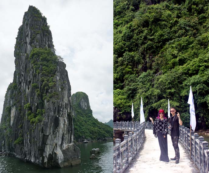 Dau Go Cave island bridge