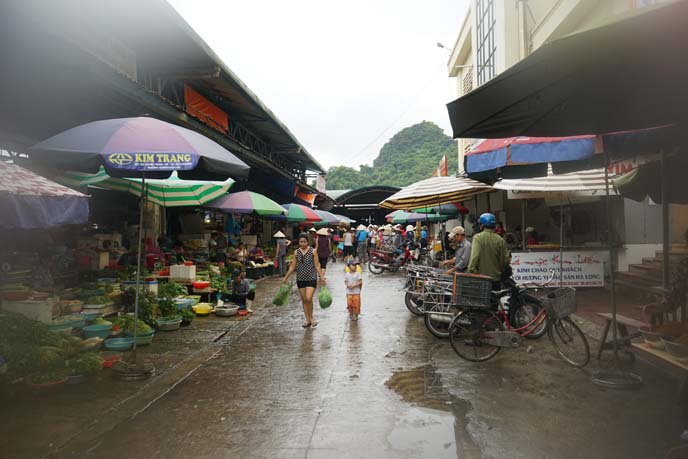 wet market ha long bay