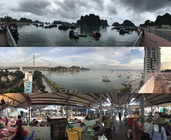 halong bay panorama view