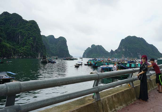 halong bay limestone islands