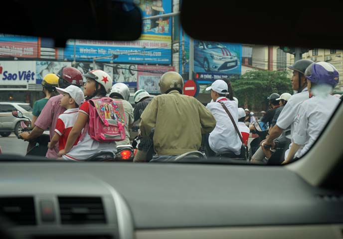 hanoi traffic jam