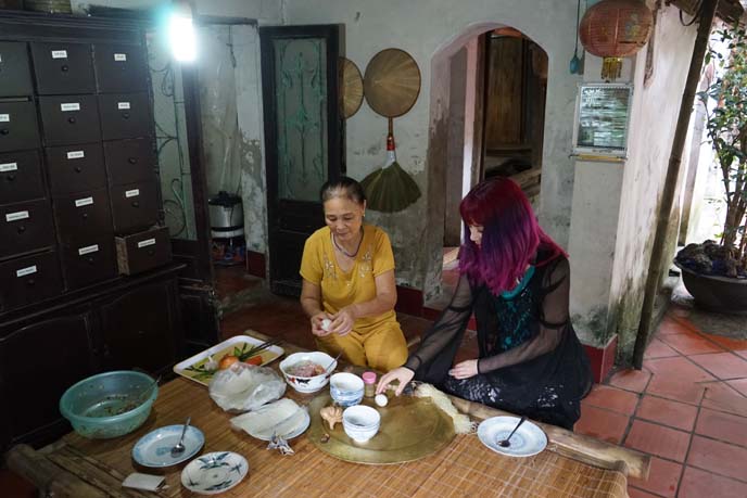 vietnam food tour, cooking