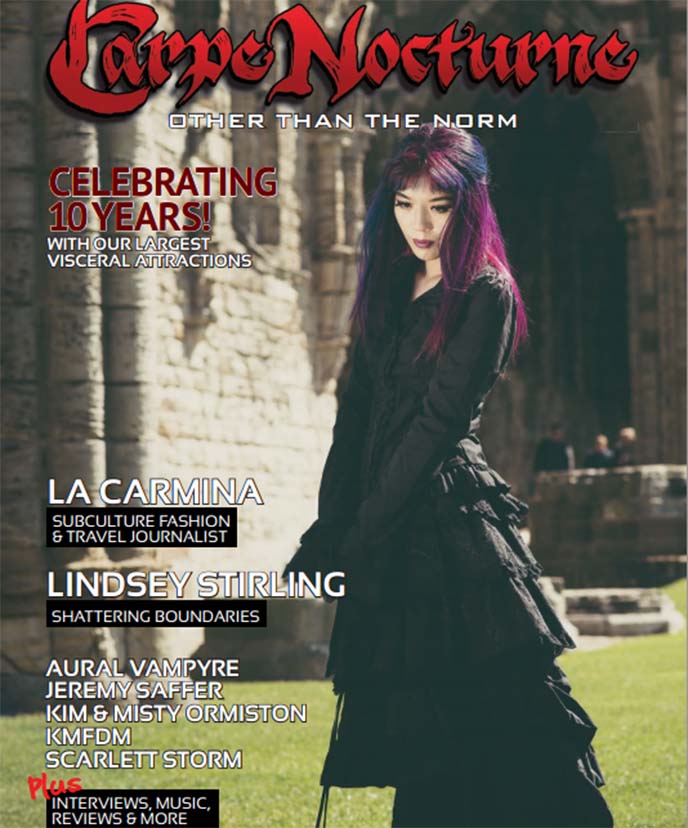 horror magazine cover, goth magazines