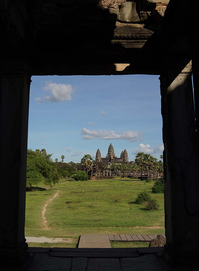 angkor wat window, travel photo