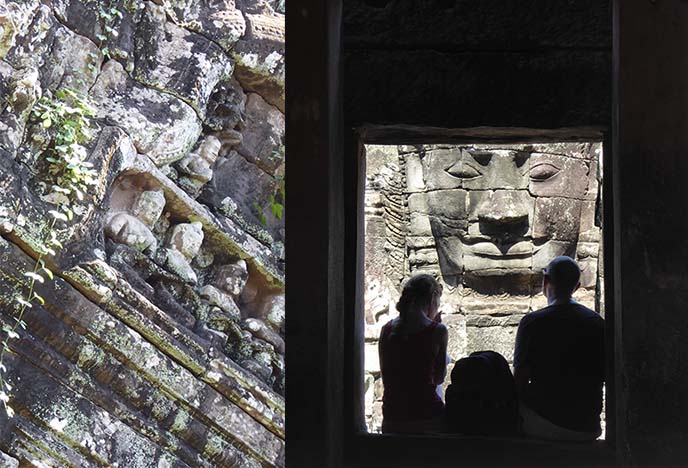 bayon angkor wat buddha face