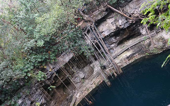 cenote ek balam, swimming hole