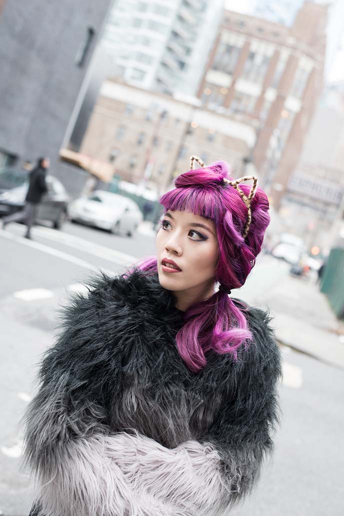 tokyo fashion portrait, harajuku hair