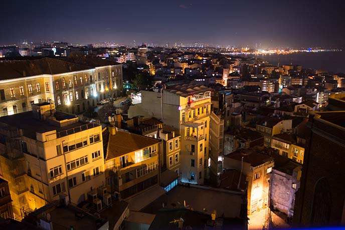 panorama bar, istanbul view