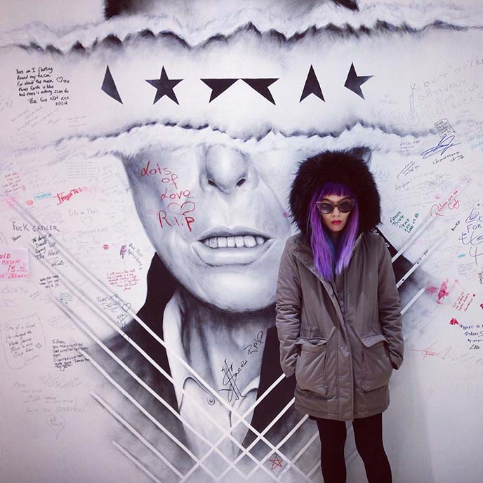 david bowie blackstar mural