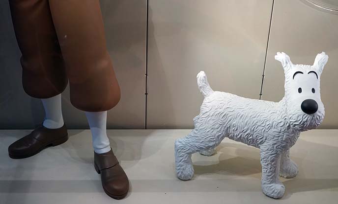 tintin milou snowy dog