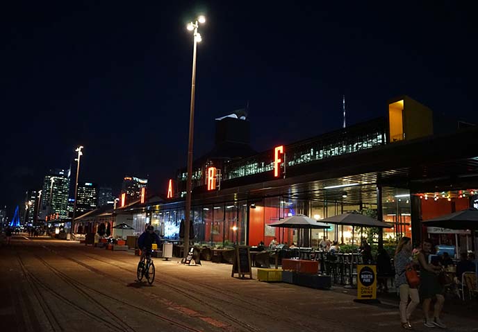 Auckland wharf, Wynyard Quarter