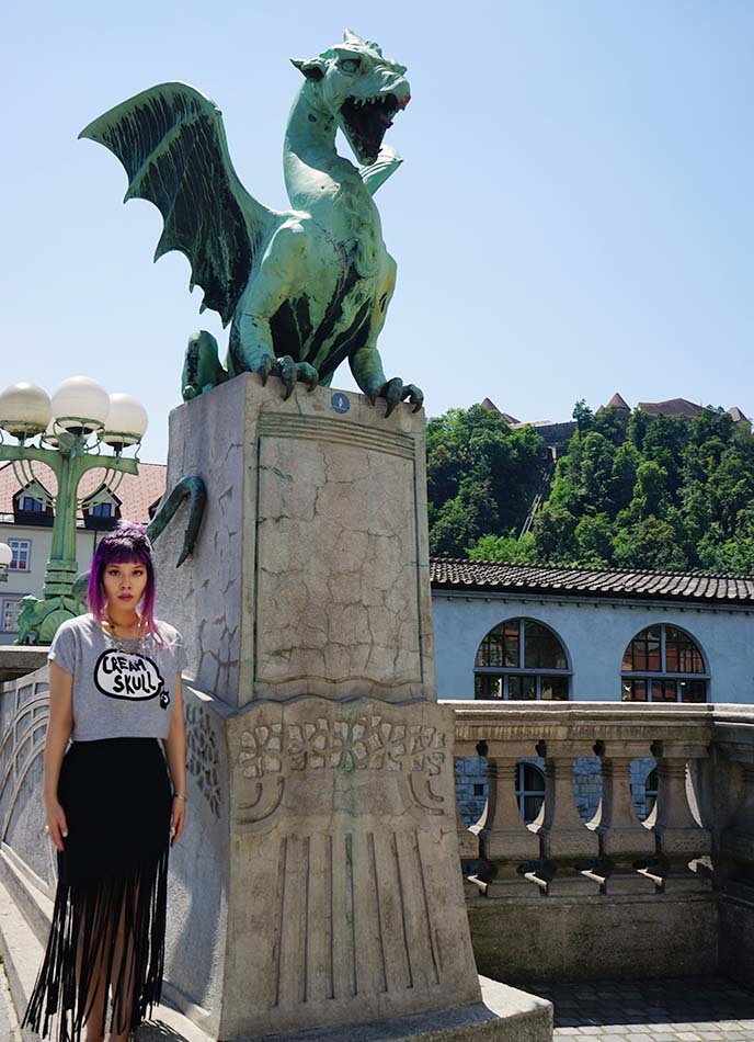 ljubljana dragon bridge slovenia