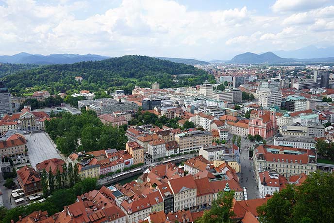 slovenia castle tower view