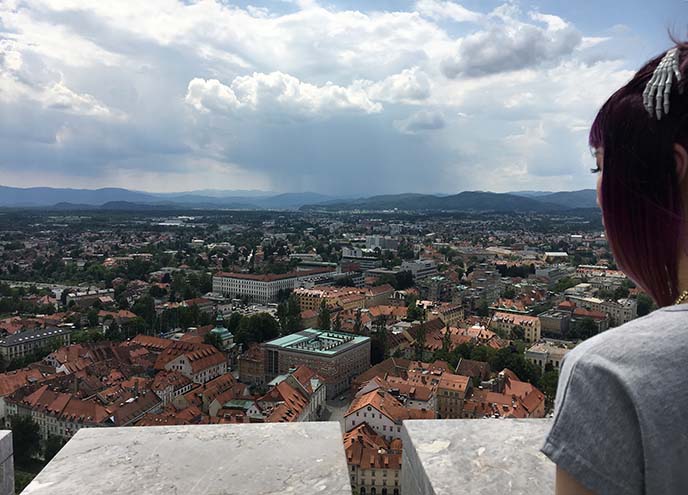 ljubljana castle view