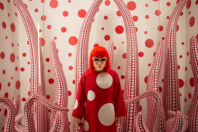 yayoi kusama mannequin, japanese artist