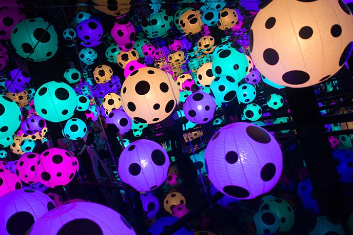 kusama dot lanterns