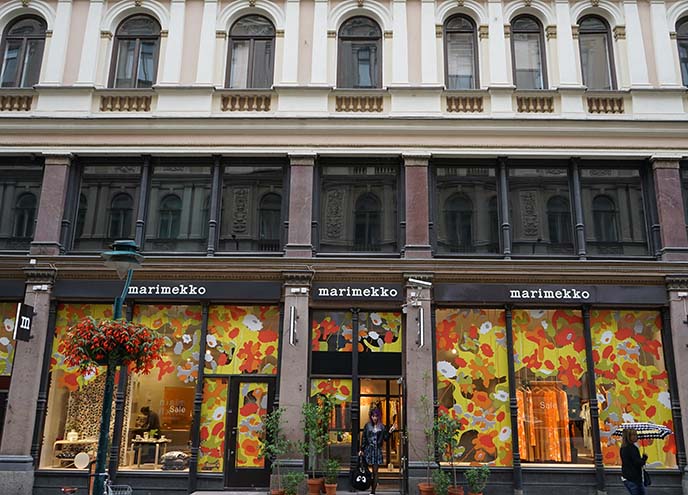 marimekko shop, helsinki finland