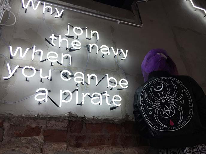 why join navy when you can be pirate cafe