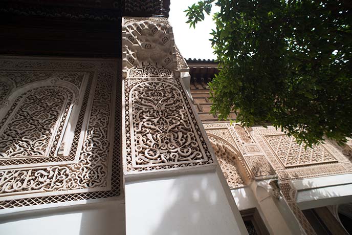 morocco courtyard harem bahia